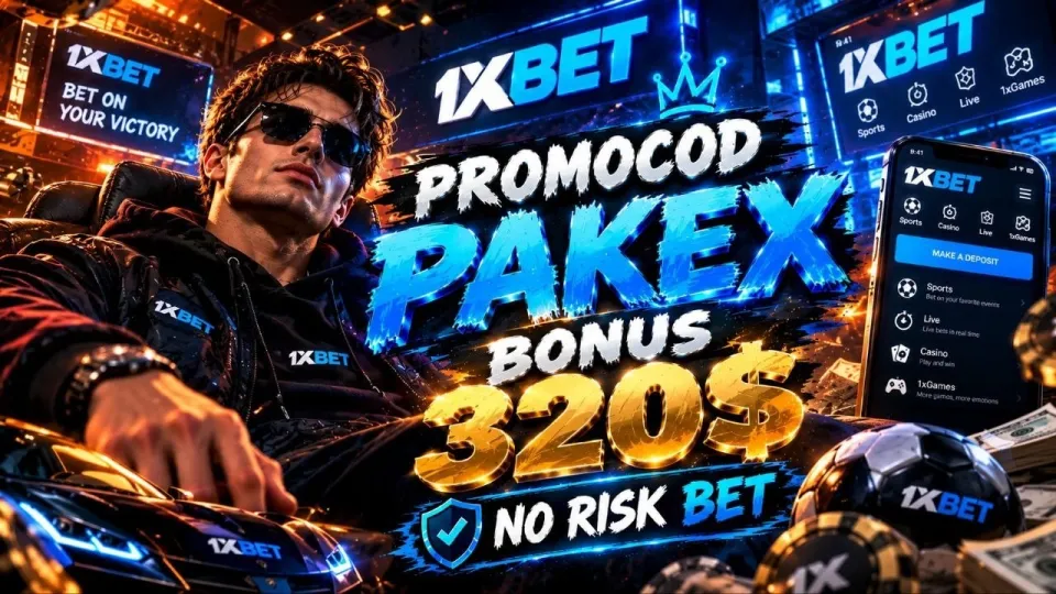 How the 1xBet bonus code PAKEX unlocks your welcome offer on your first deposit